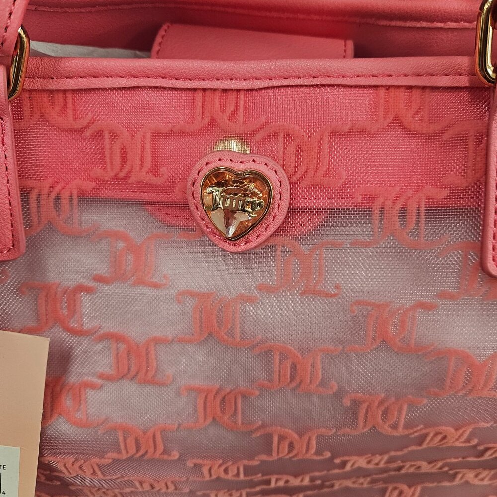 Viral Juicy Couture Pink Handbag with Shoulder Strap - Picture 3 of 3